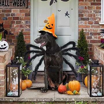 Pet Spider Costume for Cats and Small Dogs Halloween Dress Up