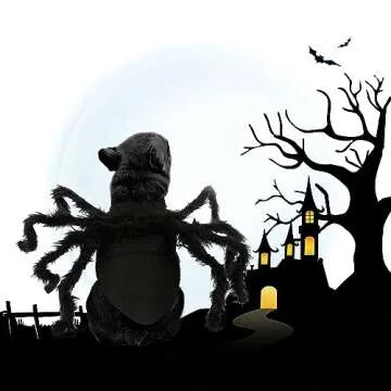 Pet Spider Costume for Cats and Small Dogs Halloween Dress Up
