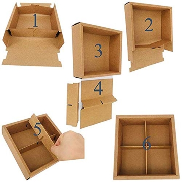 Quality Cupcake Boxes - 12 Packs with Inserts and Windows