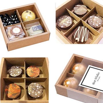 Quality Cupcake Boxes - 12 Packs with Inserts and Windows