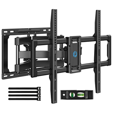 Pipishell Full Motion TV Wall Mount for 40–82 inch TVs, Smooth Swivel & Extension
