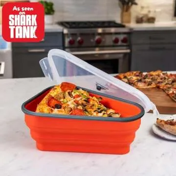 PIZZA PACK Reusable Storage 5 Microwavable Trays