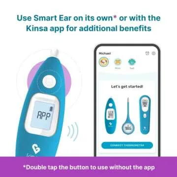 Kinsa Smart Ear Thermometer - Accurate & Easy Temperature Reader