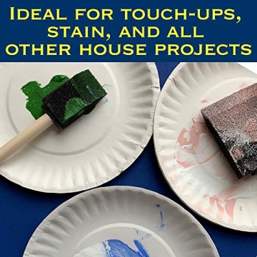 Versatile Foam Paint Brushes Set for Crafts and Painting