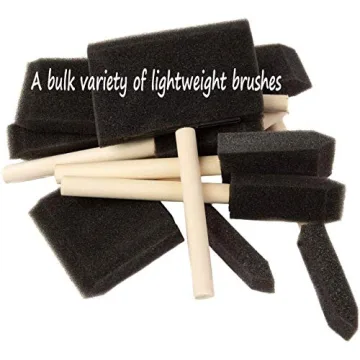 Versatile Foam Paint Brushes Set for Crafts and Painting