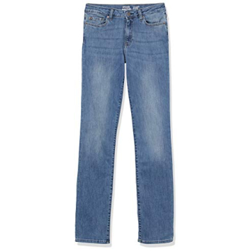 Amazon Essentials Women's Mid Rise Straight Leg Jeans