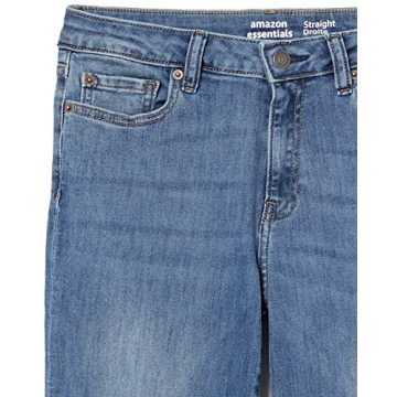 Amazon Essentials Women's Mid Rise Straight Leg Jeans