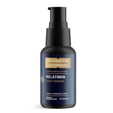 Quicksilver Scientific Liposomal Melatonin - Superior Sleep Support Spray for Adults