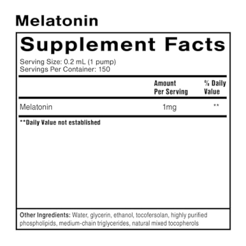 Quicksilver Liposomal Melatonin - Fast-Acting Sleep Aid