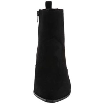 Sia Pointed Toe Western Ankle Boot for Women in Black