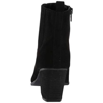 Sia Pointed Toe Western Ankle Boot for Women in Black