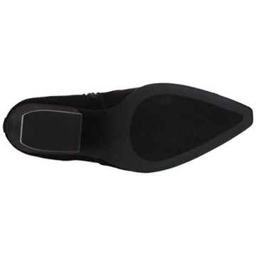 Sia Pointed Toe Western Ankle Boot for Women in Black