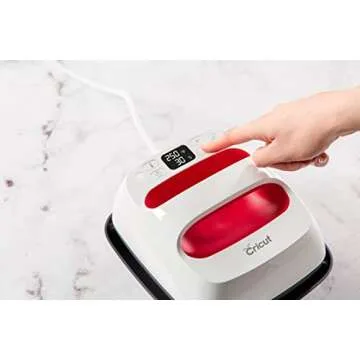 Cricut EasyPress 2 Heat Press Machine (6" x 7"), Ideal for Baby Clothes, Hats, Accessories and More, Precise Temperature Control, Features Insulated Safety Base & Auto-Shut Off, Raspberry