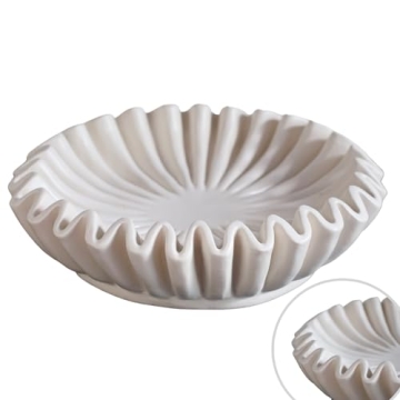 Elegant Nico Fluted Ruffle Bowl for Stylish Home Decor