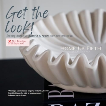 Elegant Nico Fluted Ruffle Bowl for Stylish Home Decor
