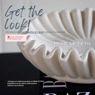Elegant Nico Fluted Ruffle Bowl for Stylish Home Decor