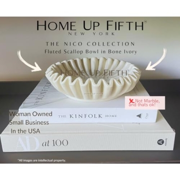 Elegant Nico Fluted Ruffle Bowl for Stylish Home Decor