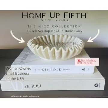Elegant Nico Fluted Ruffle Bowl for Stylish Home Decor