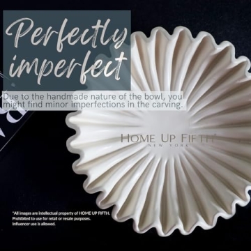Elegant Nico Fluted Ruffle Bowl for Stylish Home Decor