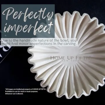 Elegant Nico Fluted Ruffle Bowl for Stylish Home Decor