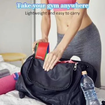 Exercise Bands Resistance Loop Multipurpose - Perfect Exercise Companion for Fitness, Stretching, Strength Training, Physical Therapy, Booty Legs, Crossfit Training, Suitable for Everyone, Pack of 5