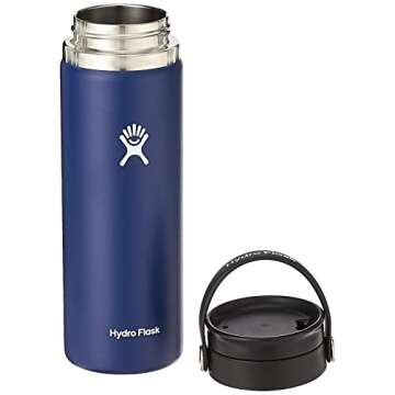 Hydro Flask Wide Mouth Flex Sip Lid Bottle - Stainless Steel Reusable Water Bottle - Vacuum Insulated, Dishwasher Safe, BPA-Free, Non-Toxic