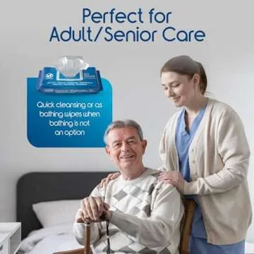 Inspire Adult Wet Wipes for Incontinence Care, 200 Count