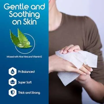 Inspire Adult Wet Wipes for Incontinence Care, 200 Count