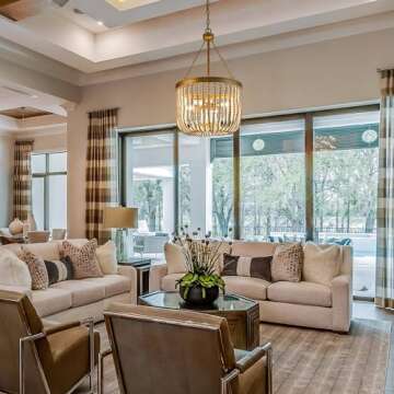 GEPOW Antique Gold Chandelier, Coastal Wood Bead Chandelier, 4-Light Boho Dining Room Hanging Fixture for Kitchen, Foyer and Bedroom