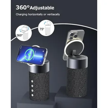 COLSUR Bluetooth Speaker and Magnetic Wireless Charger