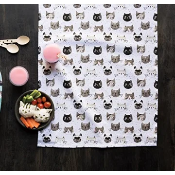 Charming Now Designs Cotton Kitchen Towel - Cats Print