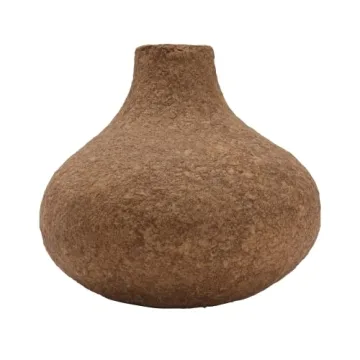 Creative Co-Op Decorative Handmade Paper Mache Vase