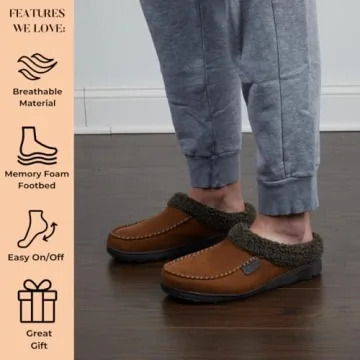 Men's Breathable Memory Foam Clogs - Wide Sizes Available