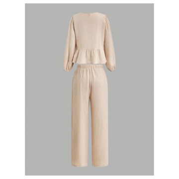 Chic Women’s Two Piece Pajama Set for Comfort & Style