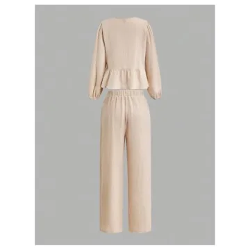 Chic Women’s Two Piece Pajama Set for Comfort & Style