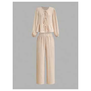 Chic Women’s Two Piece Pajama Set for Comfort & Style