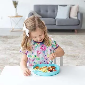 Bumkins Waterproof Short Sleeve Bib for Toddlers