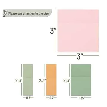Mr. Pen- Pastel Transparent Sticky Notes, 200 pcs, Bible Sticky Notes, Translucent Sticky Notes, Planner Tabs, Sticky Notes Tabs, Sticky Notes for Books, Book Sticky Notes, Sticky Notes Transparent
