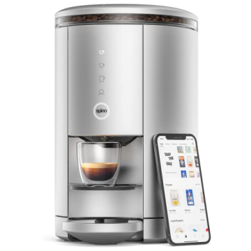 SPINN Espresso & Coffee Machine, Smart WiFi Automatic Coffee Maker, Cold Brew & Espresso Machine Com...