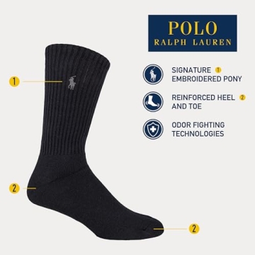 Comfortable POLO RALPH LAUREN Men's Ribbed Socks