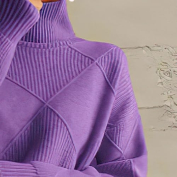 TIAFORD Fall Oversized Turtleneck Sweater for Women Pullover Cable Knit Long Sleeve Winter Chunky Knitted Sweater