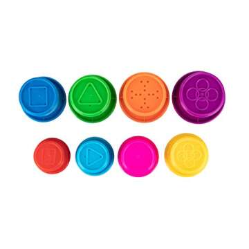 Driddle Colorful Stacking & Nesting Cups - 8 Cups Fun Color Learning Toy - Great Bath & Beach Toy for Baby Toddler & Kids - Preschool Game