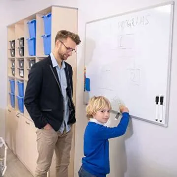 IHPUKIDI 48-Pack Magnetic Dry Erase Markers for All Ages