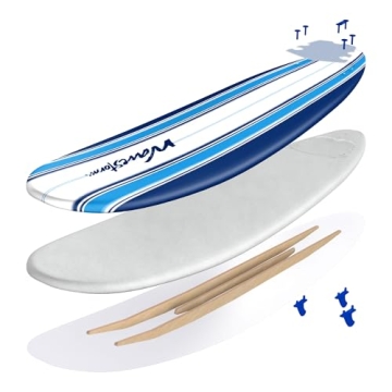 Wavestorm 7ft Surfboard for Beginners - Safe & Fun