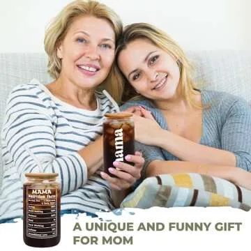 Mama Cup Glass - Perfect Gift for Moms - 16 Oz