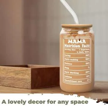 Mama Cup Glass - Perfect Gift for Moms - 16 Oz