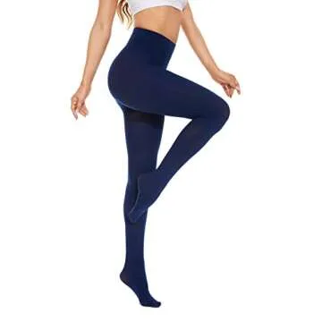 DUCMODA 80 Denier Opaque Tights in 30+ Colors for Women
