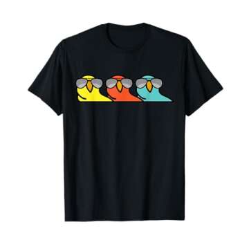 Cool Sunglasses Group Party Parrot T-Shirt Cute Humor Gift T-Shirt