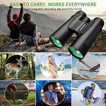 Powerful 12X42 Binoculars for Outdoor Adventures