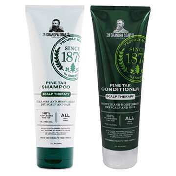 Grandpa's Pine Tar Shampoo & Conditioner Bundle: Nourishing Hair Care